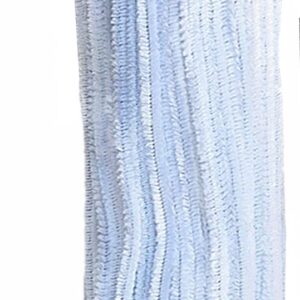 White Pipe Cleaners Crafts (100 Pack) Chenille Stems for DIY Art Decorations Creative (6 mm x 12 Inch)