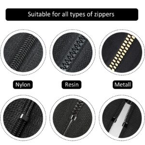 105 Pieces Zipper Repair Kit #3#5#8, Zipper Replacement with Install Plier for Repairing Coats, Jackets, Tents, Backpacks, Sleeping Bag, Luggage