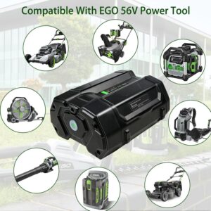 DTK Replacement for EGO 56V Battery BA2800 BA4200 BA1400 Compatible with All EGO 56 Volt Power Tools Batteries 5.3Ah