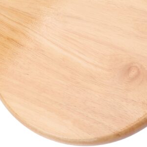 LIFKOME Wood Stool Replacement Seats Wood Round Stool Top Part for Farmhouse Kitchen Stool Bar Stools