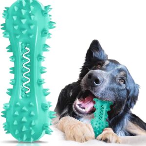 CERISURIO Toothbrush Dog Chew Toy, Stick Bone for Dog Teeth Cleaning, Tooth Brushing, Teething Chew Toys, Dental Oral Care for Small, Medium and Large Dogs(Blue)