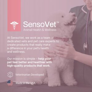 SensoVet Tear Stain Remover Eye Wipes for Dogs & Cats, Cleans Eye Boogers and Gunk Discharge, Facial Cleansing with Aloe Vera (Fragrance Free)