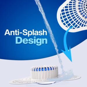 Urinal Screen Deodorizer (12 Pack) with Urinal Cakes Ocean Breeze Scent, Anti-Splash Urinal Deodorizer