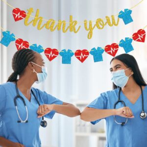 Thank You Banner, Thank You Nurses, Thank You Doctors, Doctor Banner, Nurse Birthday Theme, Hospital Banner, Medical Decorations