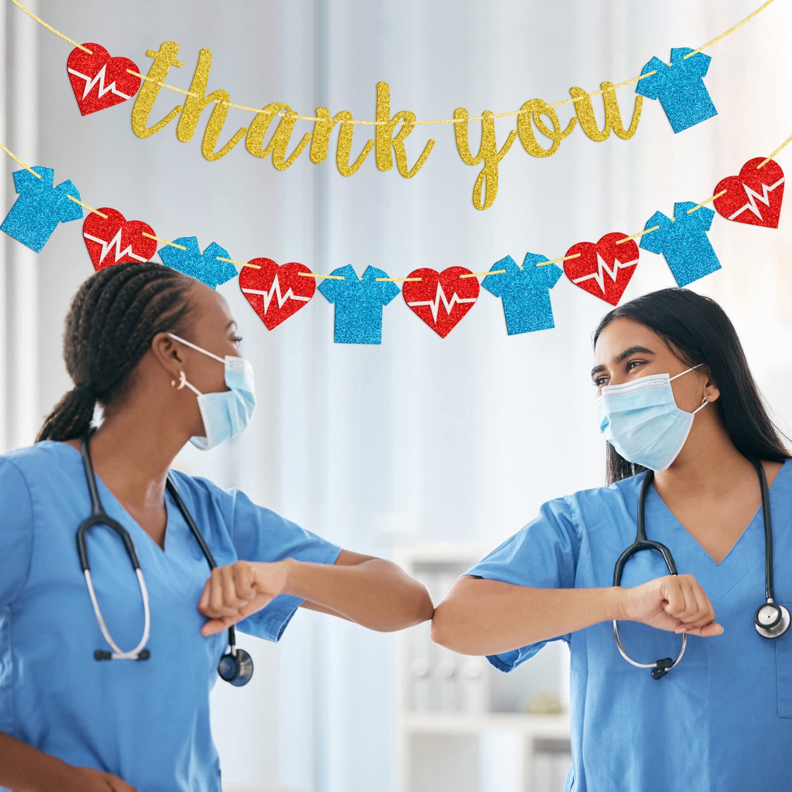 Thank You Banner, Thank You Nurses, Thank You Doctors, Doctor Banner, Nurse Birthday Theme, Hospital Banner, Medical Decorations