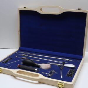 O.R Grade Electric Sigmoidoscope Set for OB/Gynecology/Sigmoidoscopy/Rectal with Wooden Box