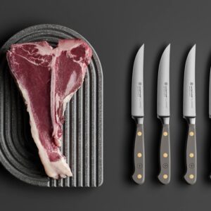 WÜSTHOF Classic Velvet Oyster 4 Piece Steak Knife Set