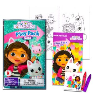 Gabby's Dollhouse Mini Party Favors Set for Kids - Bundle with 24 Mini Gabby's Dollhouse Grab n Go Play Packs with Coloring Pages, Stickers and More (Gabby's Dollhouse Birthday Party Supplies)