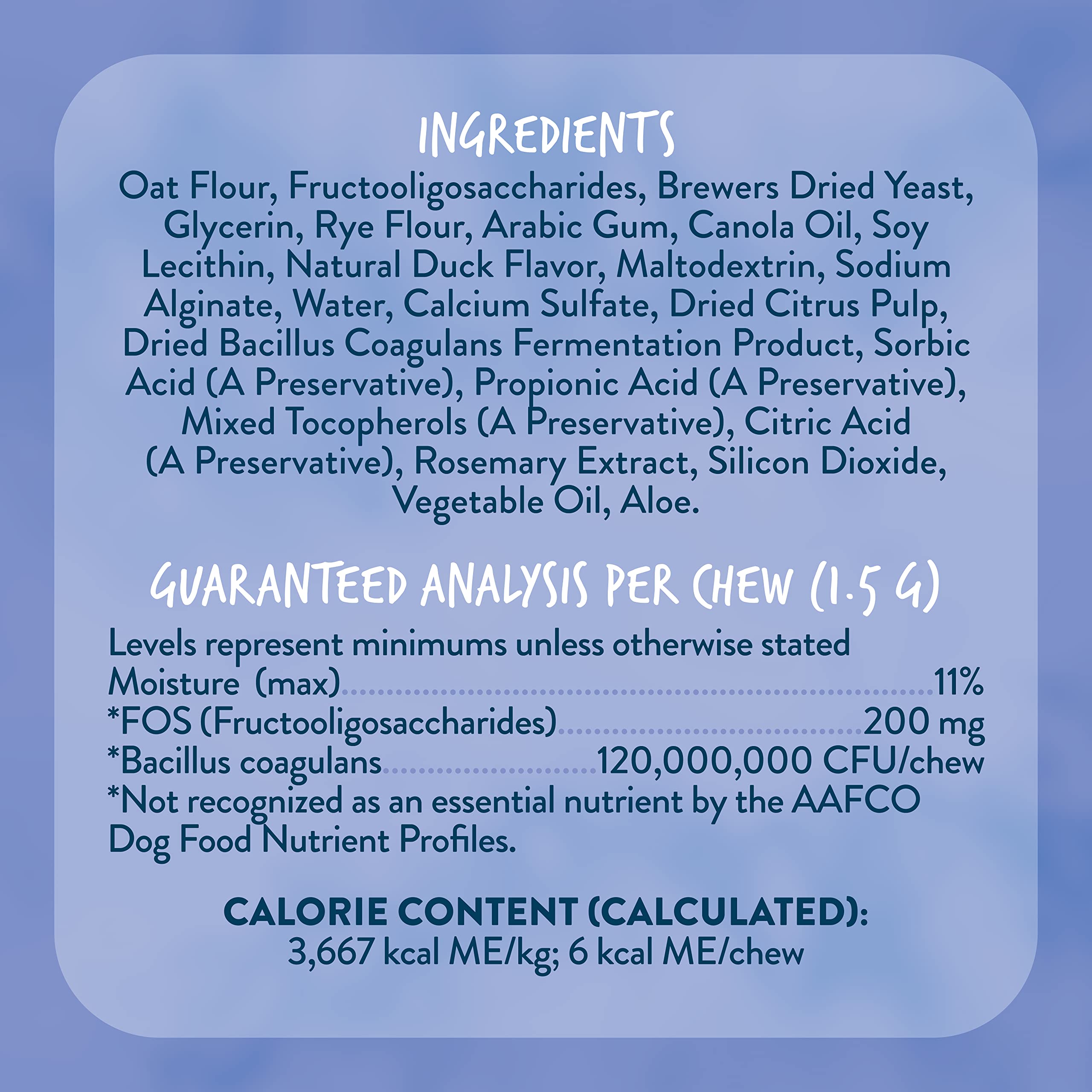 Montana Dog Food Co. Digestive Health Supplement for Dogs – Savory Duck Soft Chew with Prebiotics and Probiotics, – Supports Gut Flora & Intestinal Well-Being – Vet Formulated, USA-Made, 90 Soft Chews