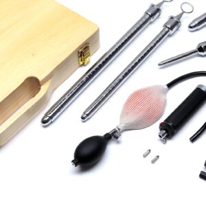 O.R Grade Electric Sigmoidoscope Set for OB/Gynecology/Sigmoidoscopy/Rectal with Wooden Box