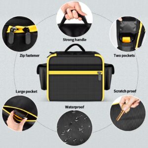 Air Compressor Bag Case Compatible with DEWALT 20V MAX Tire Inflator DCC020IB, Cordless Tools Storage Holder Organizer with Pocket for Battery Pack and Charging Kit (Box Only)