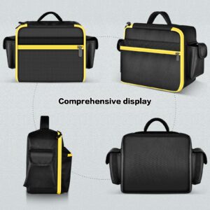 Air Compressor Bag Case Compatible with DEWALT 20V MAX Tire Inflator DCC020IB, Cordless Tools Storage Holder Organizer with Pocket for Battery Pack and Charging Kit (Box Only)