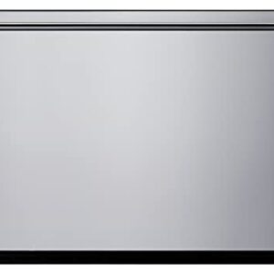 Summit Appliance SDR241OS Built-In 24" Wide Drawer Refrigerator, 2 cu.ft Capacity, Temperature Alarm, Weatherproof Design, Frost-free Operation, LED Lighting, Digital Thermostat, Open Drawer Alarm