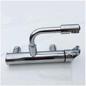 bathroom sink faucet wall mounted 360° rotation brass basin mixer tap kitchen faucet bathtub faucet mop pool faucet sink mixer taps,chrome,28cm