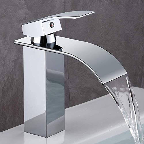 Waterfall Faucet, Washbasin Single Lever Mixer Tap, Waterfall Tap, Bath Mixer tap, Single Lever Mixer tap, tap for Bathroom, for Kitchen, Bathroom, Washbasin Mixer Tap Hot and Cold