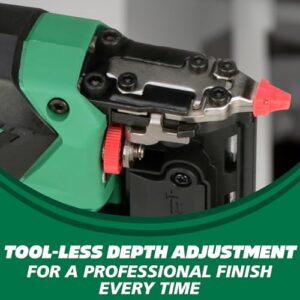 Metabo HPT Cordless Pin Nailer Kit, 18V, 23 Gauge, 5/8" up to 1-3/8" Pin Nails, 2,700 Nails Per Charge, 18V 2.0 Ah Lithium Ion Battery, Fast Charger, Bag, Lifetime Power Tool Warranty, NP18DSALT