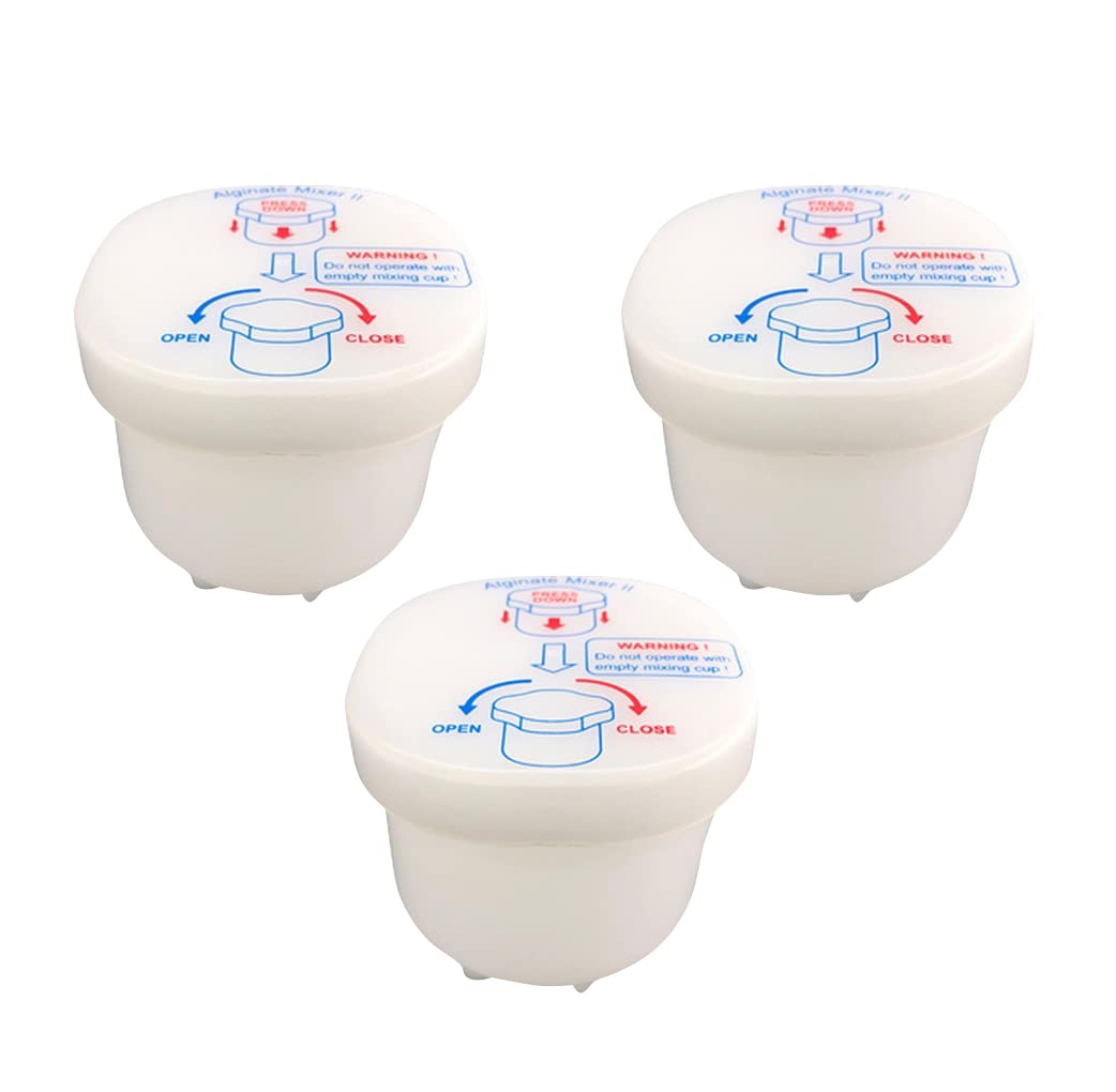 Dental Automatic Impression Material Gypsum Plaster Cups for Alginate Mixer Algimax II GX300(4)