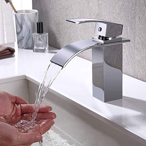 Waterfall Faucet, Washbasin Single Lever Mixer Tap, Waterfall Tap, Bath Mixer tap, Single Lever Mixer tap, tap for Bathroom, for Kitchen, Bathroom, Washbasin Mixer Tap Hot and Cold