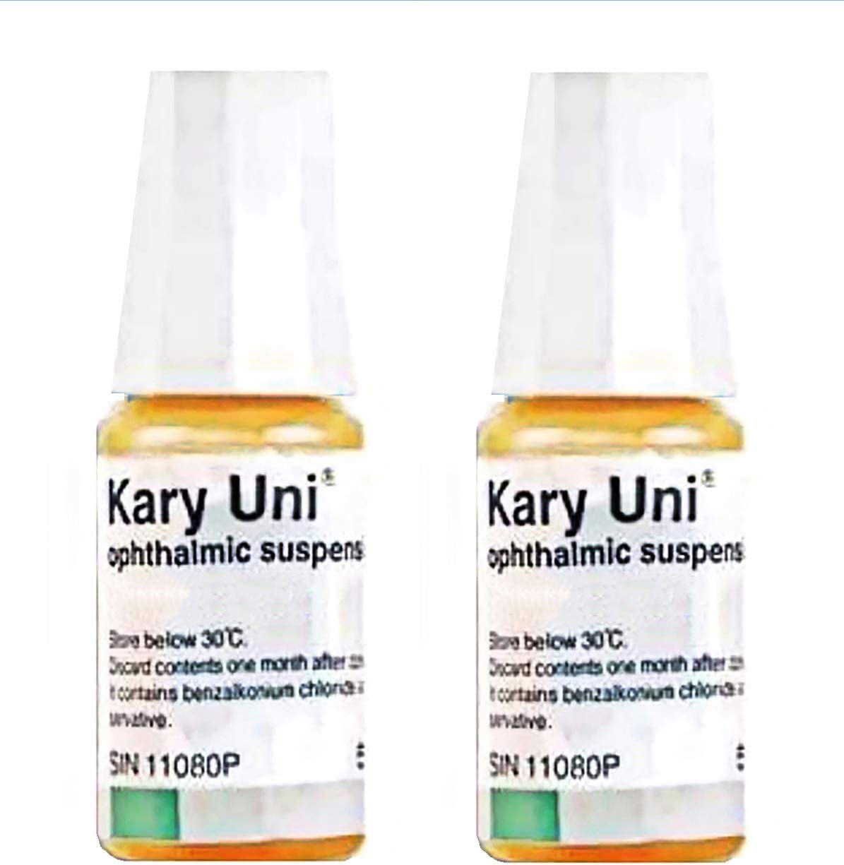 (Pack of 2) x 10ml Kary UNI Pet Eye Drops Cataracts & Gentle Formula, Promotes Eye Clarity & Dryness Eye in PPL Pets & All Animals Dogs, Cats Pet Care Eye Ointment Drops