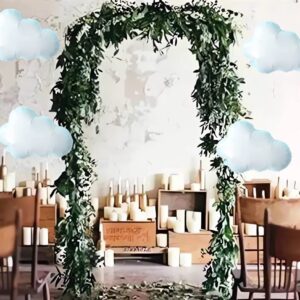 6 Pieces White Cloud Balloons for Birthday Baby Shower Themed Party Decorations Supplies