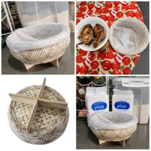 Heavens Tvcz Thai Rice Steamer Basket Sticky Rice or Pot Electric Cooker Asian Food Diameter 8.00 inches