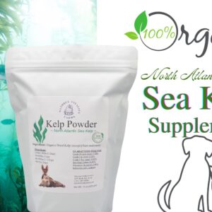 Kelp Powder for Dogs/Cats, Natural North Atlantic Ocean Sea Kelp, Vitamins Minerals and Antioxidants for Ultimate Health (15 Ounce)