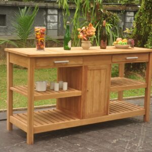 Solvang Teak Buffet Grade A Teak Wood Outdoor Patio #23SoBf