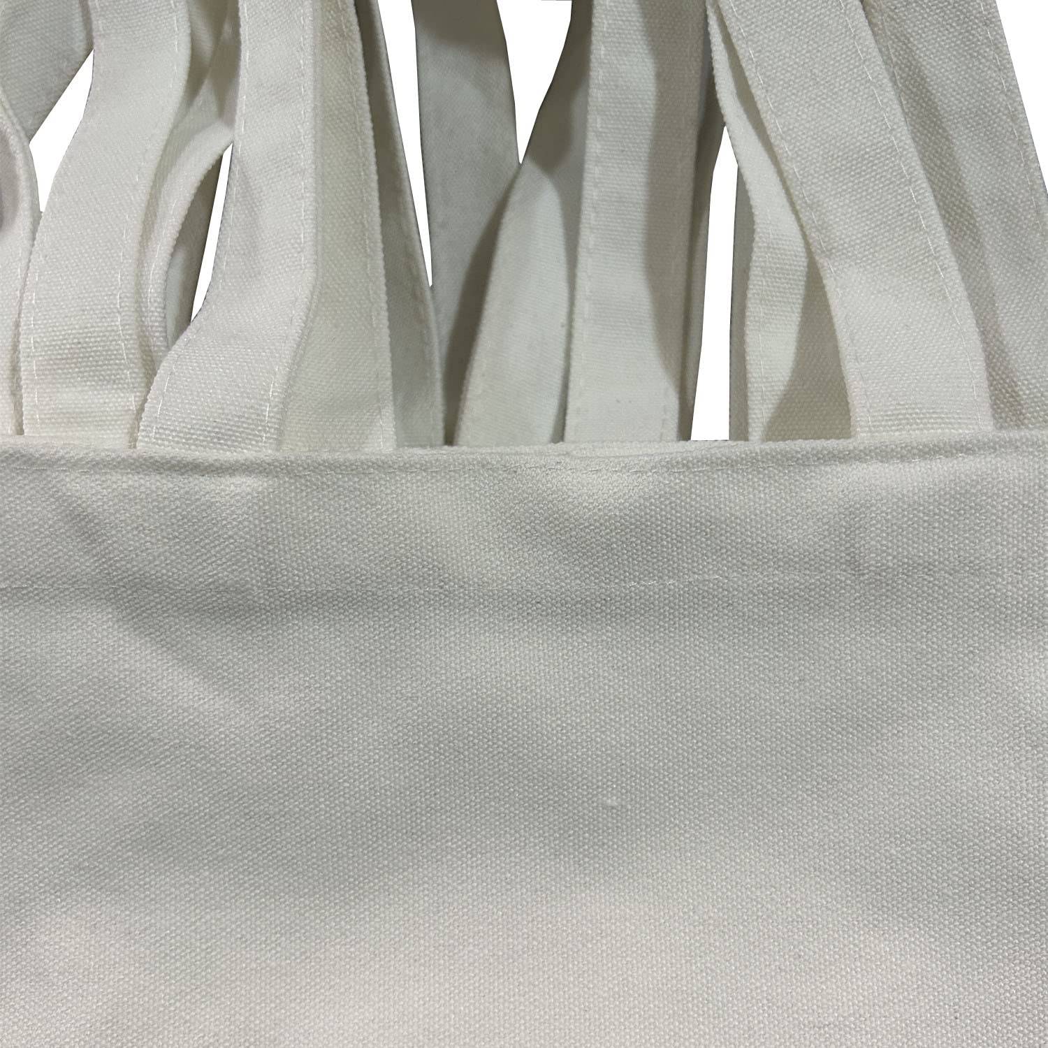 Plain Canvas Tote Bags,Mini Canvas Tote Bag,Small Cloth Tote Bags with Handles,Great for Gift,Promotion and Decor, 2pack White