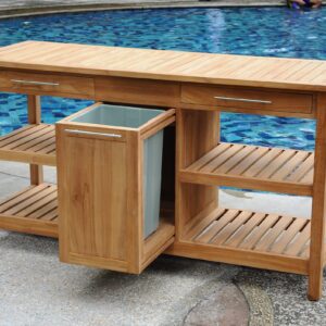 Solvang Teak Buffet Grade A Teak Wood Outdoor Patio #23SoBf