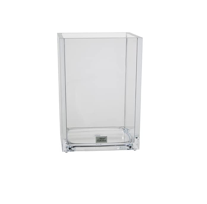 CreativeWare Clear Acrylic Hotel Collection Waste Basket