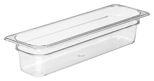 truecraftware- half size long 4” deep food pan polycarbonate clear color- food storage containers commercial hotel plastic food pans catering buffets and restaurants for fruits vegetables beans corns