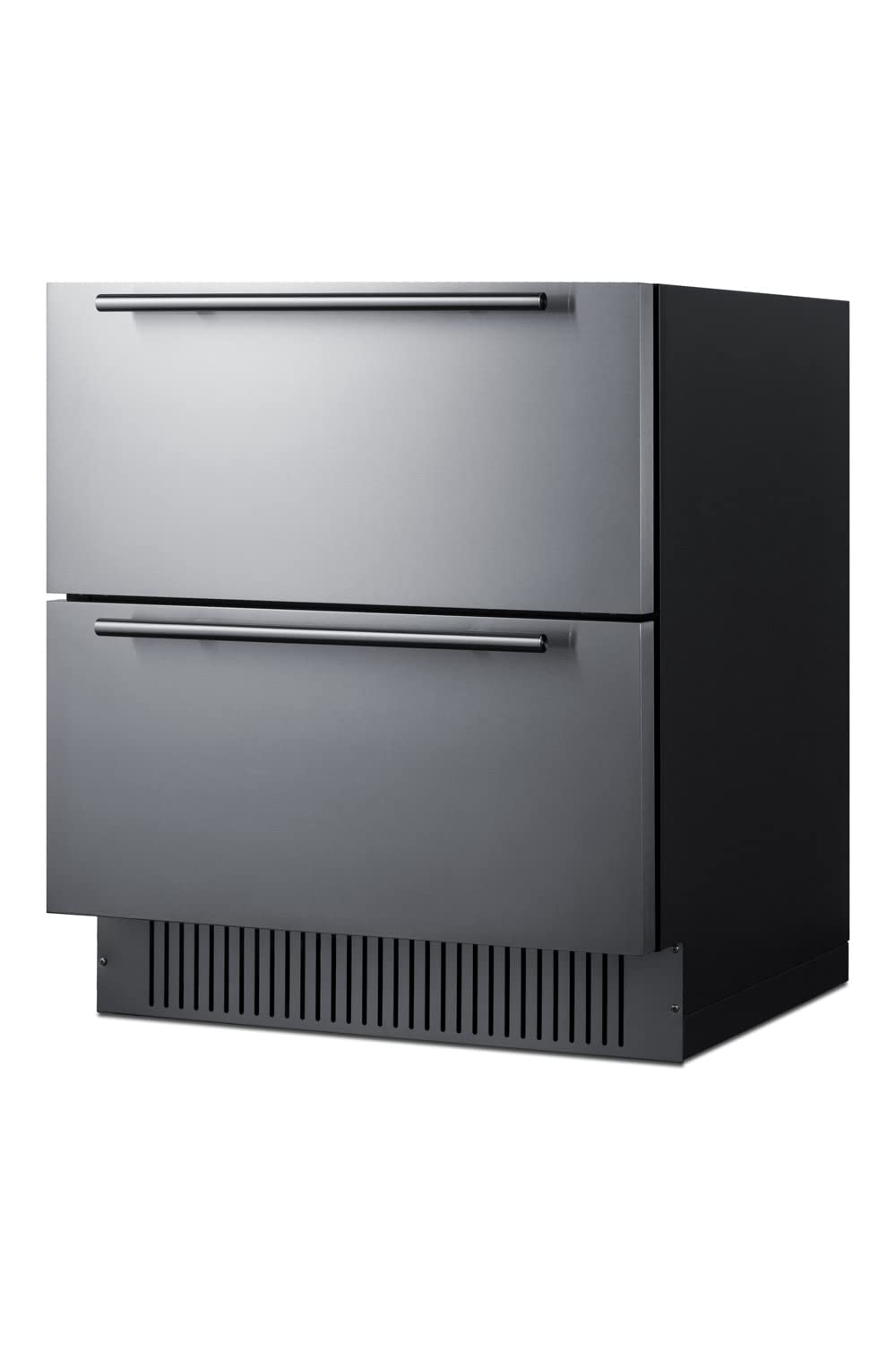 Summit Appliance SPR3032D 30" Wide 2-Drawer All-Refrigerator, Indoor/Outdoor compatible; 5.42 cu.ft Capacity; Stainless Steel Drawers; Frost-free Operation; Drawer Dividers