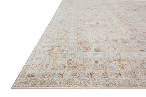 Loloi II Monroe Collection MON-05 Sand/Sunrise 6'-7" x 9'-3" Area Rug