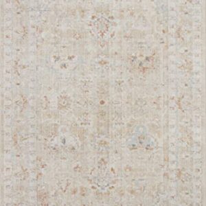 Loloi II Monroe Collection MON-05 Sand/Sunrise 6'-7" x 9'-3" Area Rug