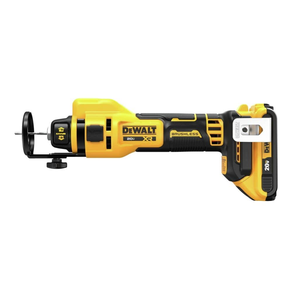 DEWALT 20V MAX Drywall Cutting Tool, Cut Out Tool, 2 Batteries and Charger Included (DCE555D2)