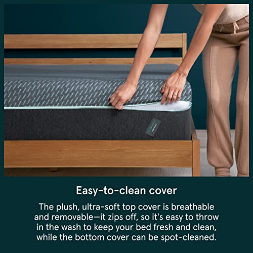 Tuft & Needle 2023 Mint Hybrid Medium Plush Full Size Mattress in a Box, Cooling Adaptive Foam, Pocketed Coil Support, 100 Night Trial, Fiberglass Free, CertiPUR-US, 10-Year Limited Warranty