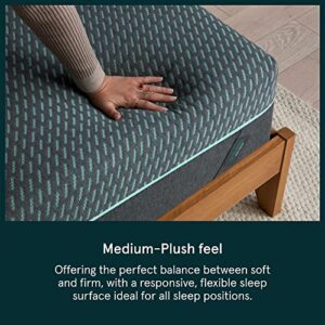 Tuft & Needle 2023 Mint Hybrid Medium Plush Full Size Mattress in a Box, Cooling Adaptive Foam, Pocketed Coil Support, 100 Night Trial, Fiberglass Free, CertiPUR-US, 10-Year Limited Warranty