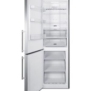 Summit Appliance FFBF249SS2LHD 24" Wide Bottom Freezer Refrigerator; Stainless Steel Doors; 10.6 cu.ft Capacity; Open Door Alarm; Digital Thermostats; Frost-Free/Automatic, Child Lock