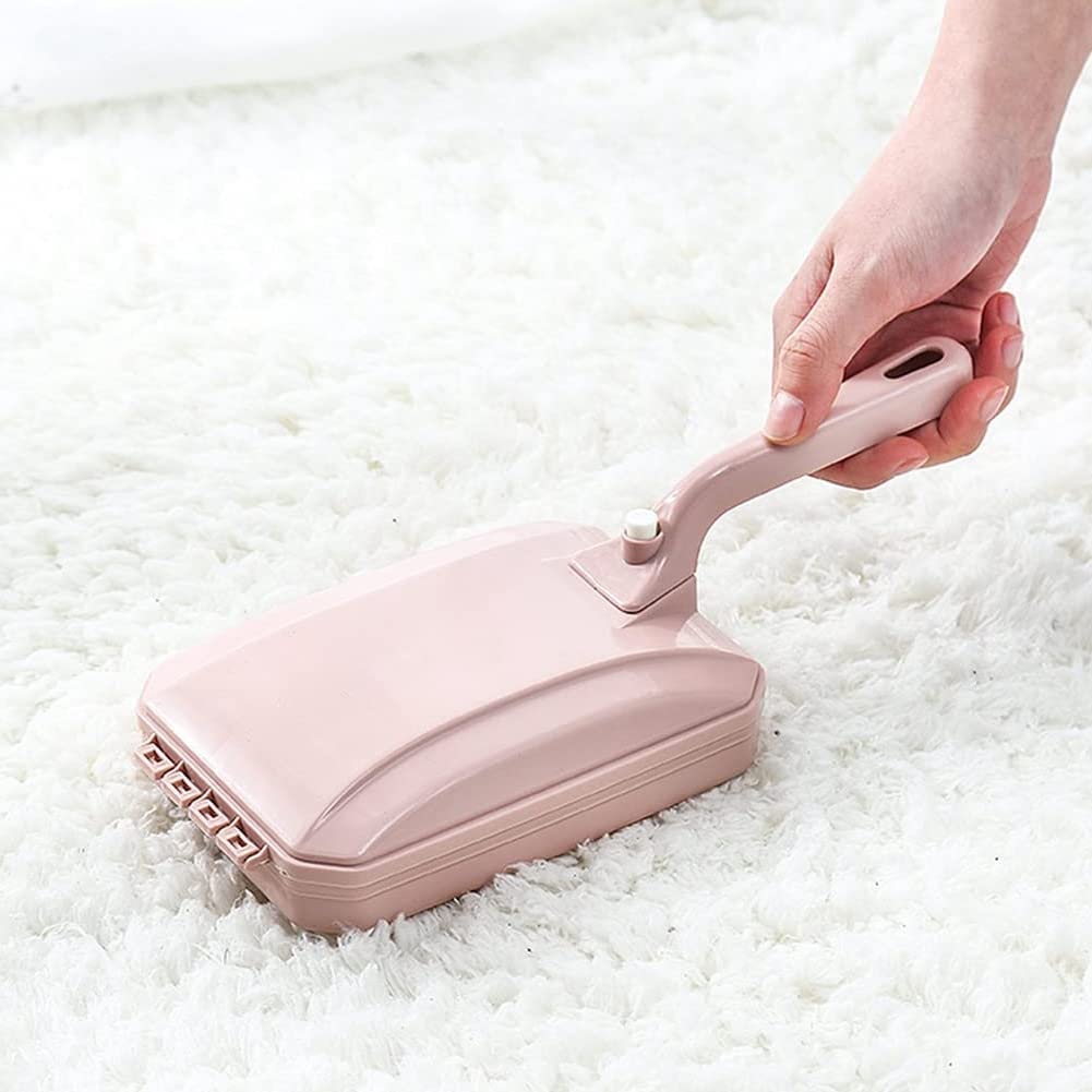 pizarra Carpet Cleaner Brush Sweeper Dirt Handheld Sofa Bed Pet Hair Debris Dirt Fur Roller Brush Household Cleaning Tool