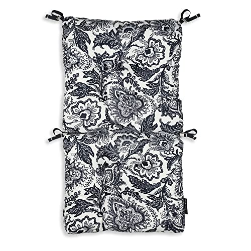 Classic Accessories for Vera Bradley Outdoor Chair Cushion, 21 x 19 x 22.5 x 5 Inch, Java Navy, Outdoor Chair Cushions, Patio Chair Cushions, Patio Cushions