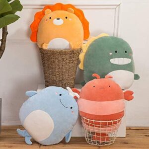 TONGSONG Soft Plush Whale Pillow Stuffed Whale Animal Plush Toy Whale Plushies Home Decor for Lover