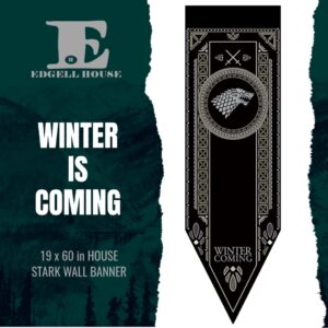 Edgell House - Inspired by GOT Merchandise House Stark Gift Set - GOT House Banner - GOT Sigil Tankard - GOT House Stark Sigil