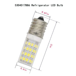 kzfuli 5304517886 Refrigerator Bulb. Compatible with 5304498578 KEID28a KEL2811 refrigerators. White Light 3.5W (1pcs)