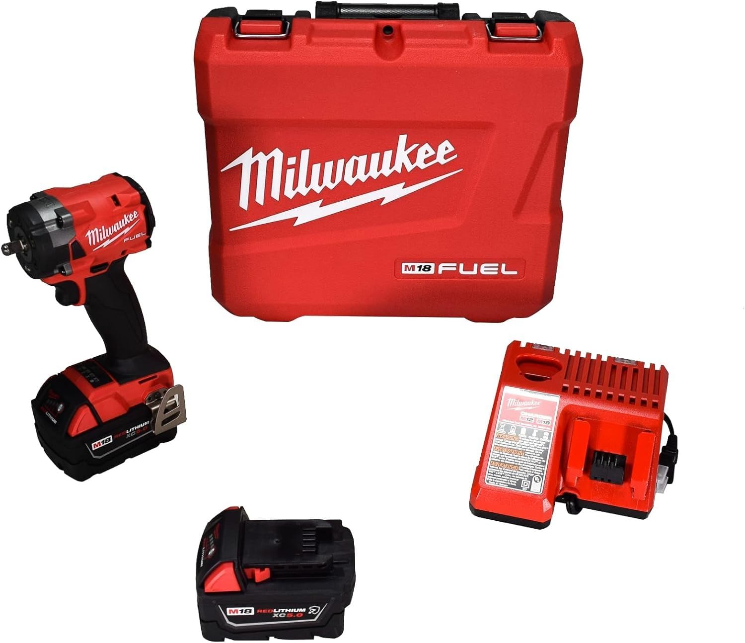 Milwaukee 2854-22R 18V Brushless 3/8" Compact Impact Wrench w/Friction Ring Kit