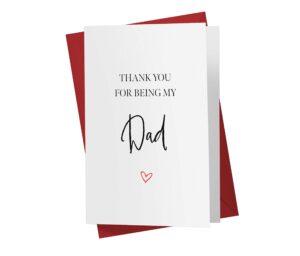 sweet and funny birthday card for dad, happy birthday card for him, single large 5.5 x 8.5 greeting card, dad birthday card, happy birthday dad card - dad birthday cards from daughter, birthday card dad, father birthday card - karto - be dad