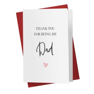 Sweet and Funny Birthday Card For Dad, Happy Birthday Card For Him, Single Large 5.5 x 8.5 Greeting Card, Dad Birthday Card, Happy Birthday Dad Card - Dad Birthday Cards From Daughter, Birthday Card Dad, Father Birthday Card - Karto - Be Dad