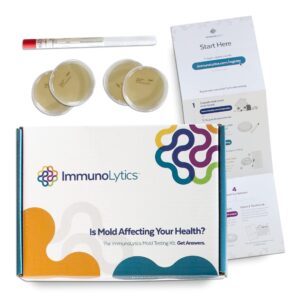 ImmunoLytics DIY Mold Test Kit for Home - Easy to Use Professional Mold Testing Kit - Individual Room Screening Package - 4 Plates and 1 Swab Kit