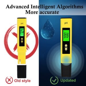 【2024 New】Justmetr PH Meter, TDS Meter Combo, Digital Water Testing Kits, 0.05 High Accuracy pH Tester and ± 2% Accuracy 3-in-1 TDS/EC/Temp Tester Pen for Drinking Water, Hydroponics, Pools, Aquarium