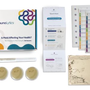 ImmunoLytics DIY Mold Test Kit for Home - Easy to Use Professional Mold Testing Kit - Individual Room Screening Package - 4 Plates and 1 Swab Kit