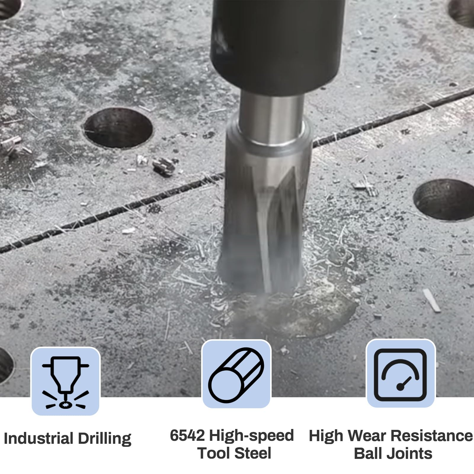 7 Degree Ball Joint Tapered Reamer,6542 High-Speed Tool Steel Tapered Ball Joint Reamer, Tapered Reamer Tie Rod For 1-1/2" Per Foot